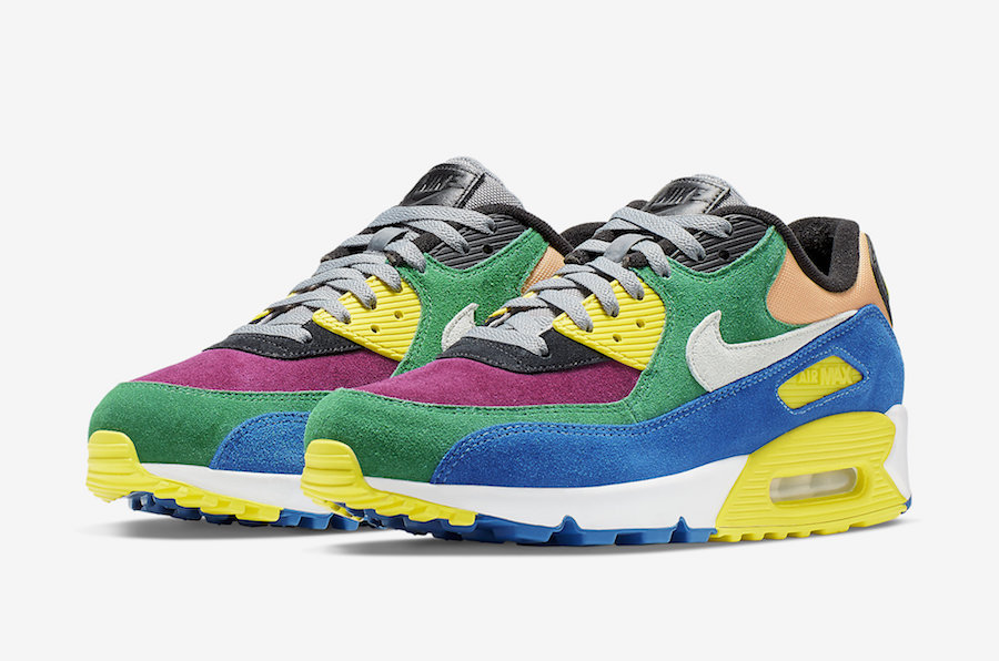 Nike Air Max 90 Viotech 2.0 Lucid Green Game Royal CD0917-300 Release Date Info