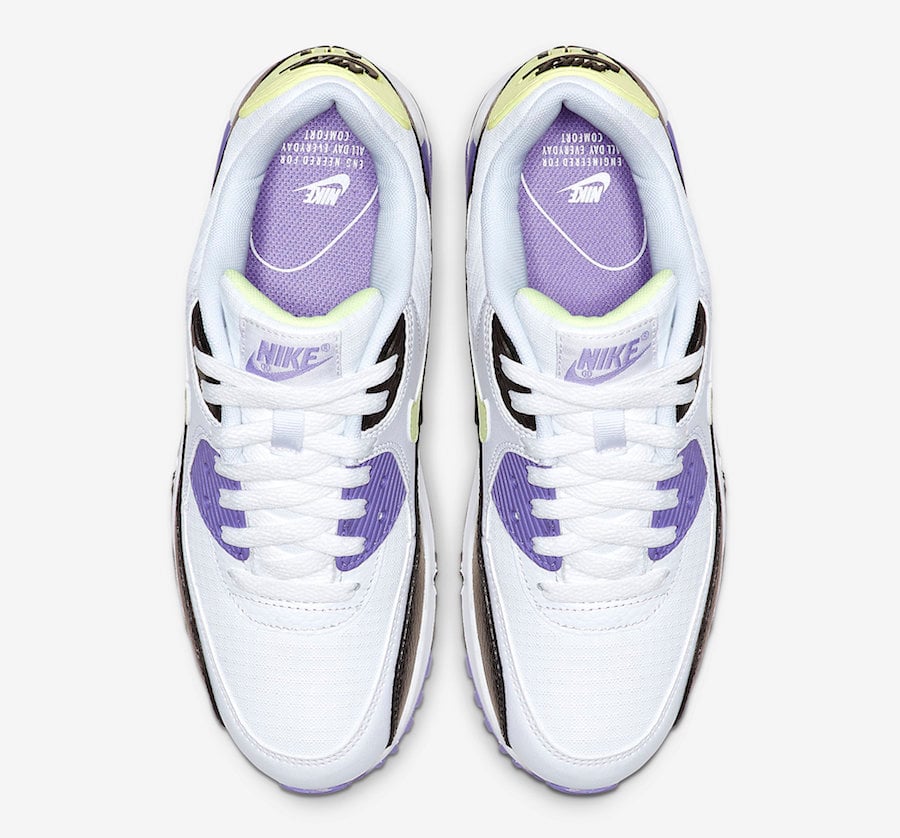 Nike Air Max 90 WMNS Barely Volt Purple 325213-142 Release Date Info