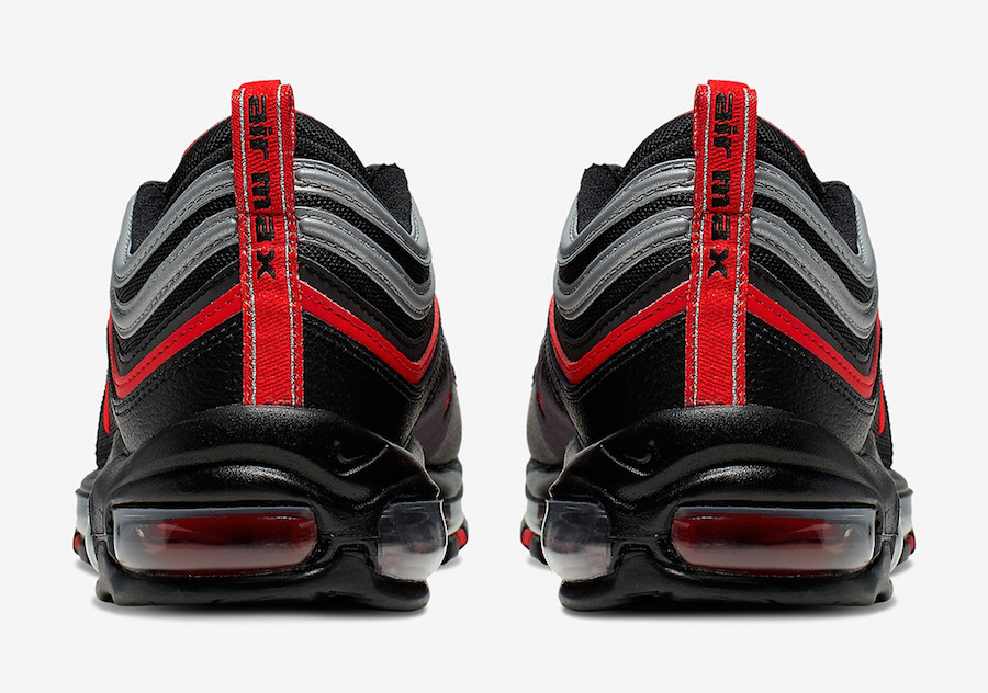 Nike Air Max 97 Black Red Silver 921826-014 Release Date Info