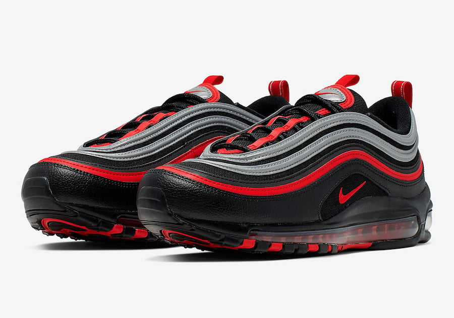 nike air max 97 black with red