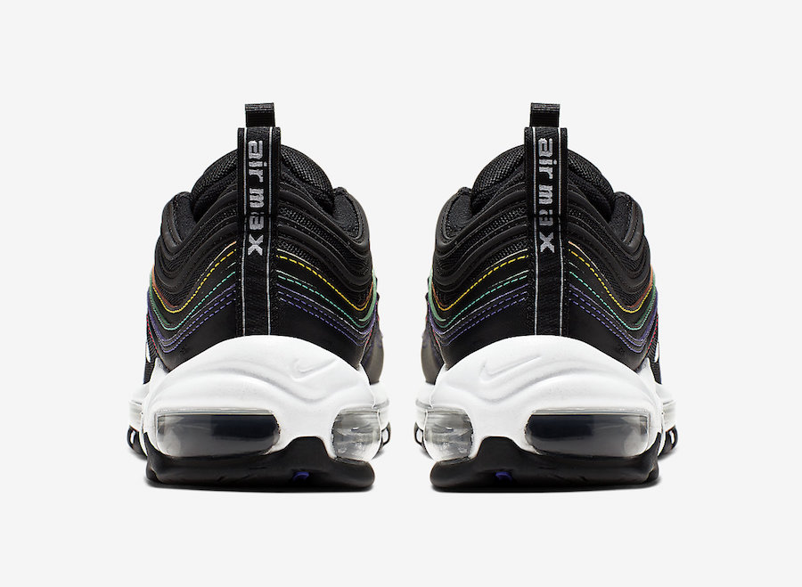 nike air max 97 black multi stitch