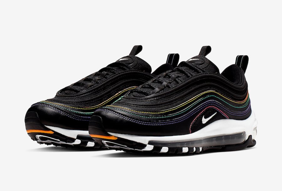 multi coloured nike air max 97