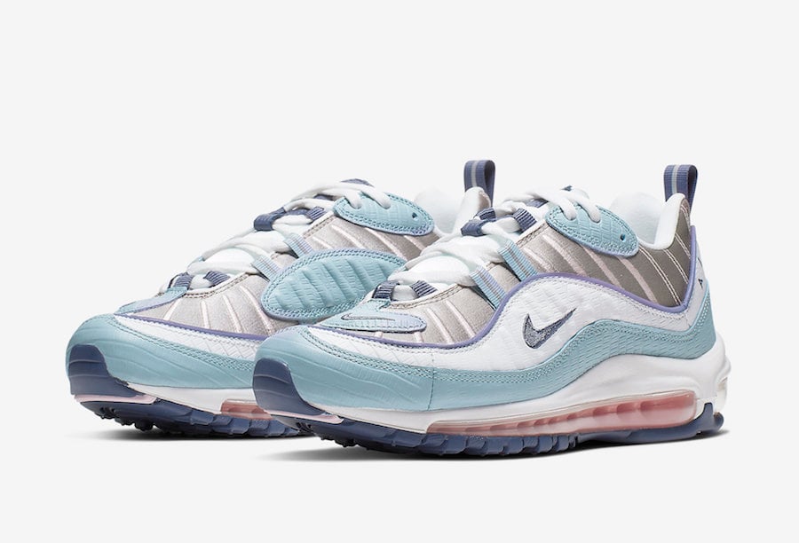 Nike Air Max 98 Comes in Shades of Blue with Reflective Accents