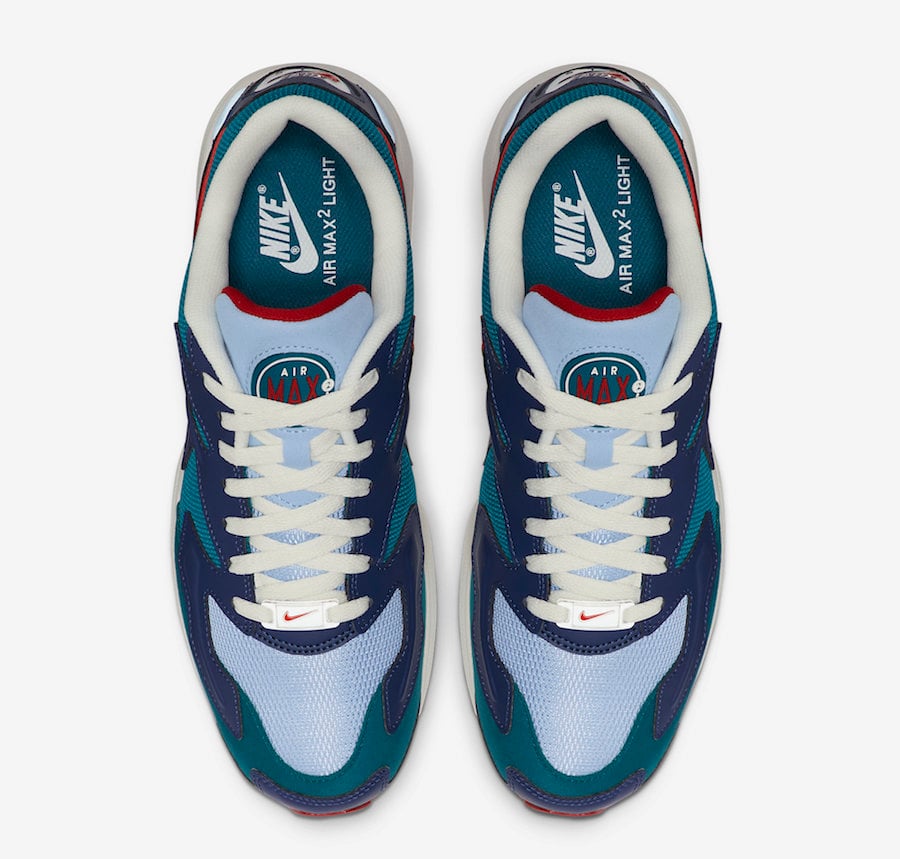 Nike Air Max2 Light Blue Teal Red CK2958-361 Release Date Info