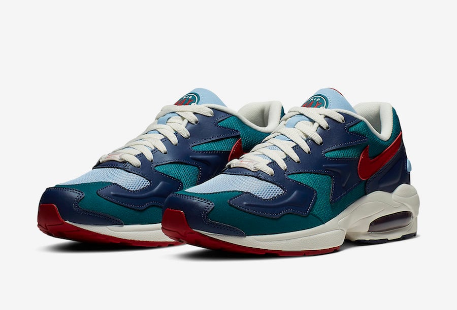Nike Air Max2 Light Blue Teal Red CK2958-361 Release Date Info Nike Air Max2 Light Blue Teal Red CK2958-361 Release Date Info