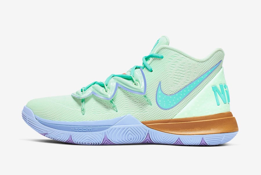 kyrie 5 squidward footlocker