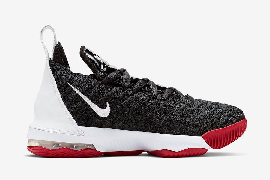 Nike LeBron 16 GS Bred AQ2465-016 Release Date Info