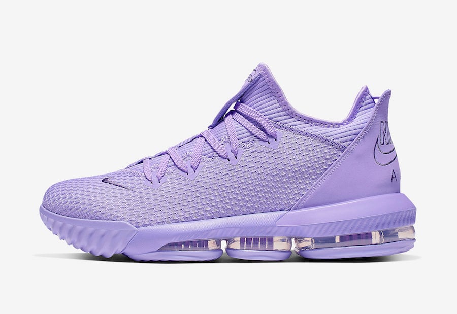 Nike LeBron 16 Low Purple CI2668-500 Release Date Info