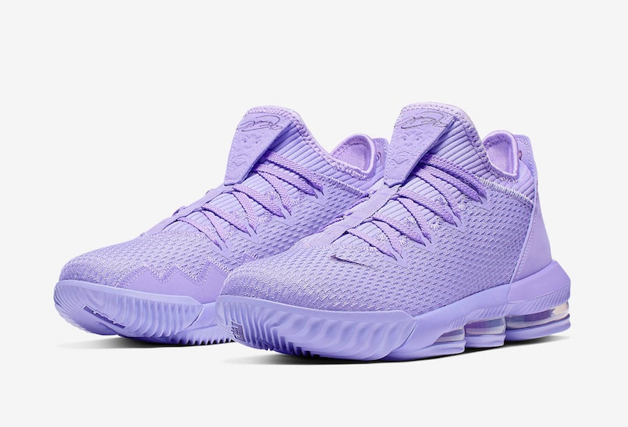 Nike LeBron 16 Low Releasing in Pastel Purple