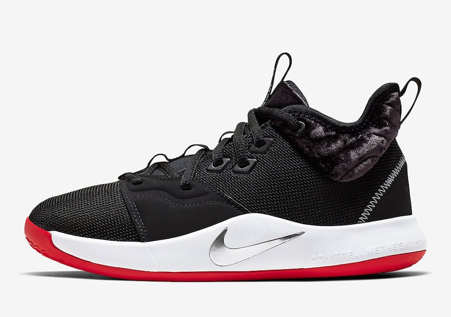 Nike PG 3 GS Bred Velour AQ2462-016 Release Date Info | SneakerFiles