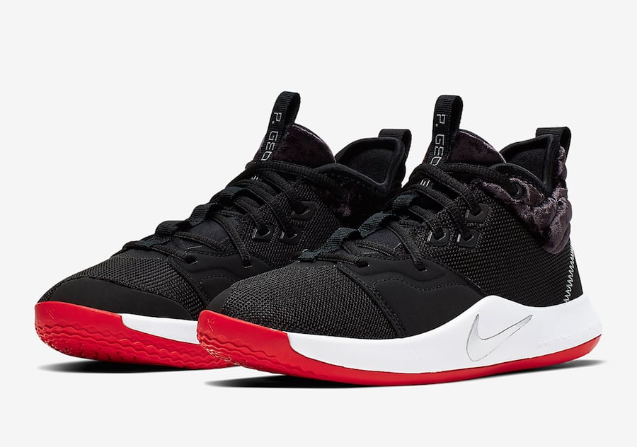 Nike PG 3 ‘Bred’ Releasing with Velour Fabric