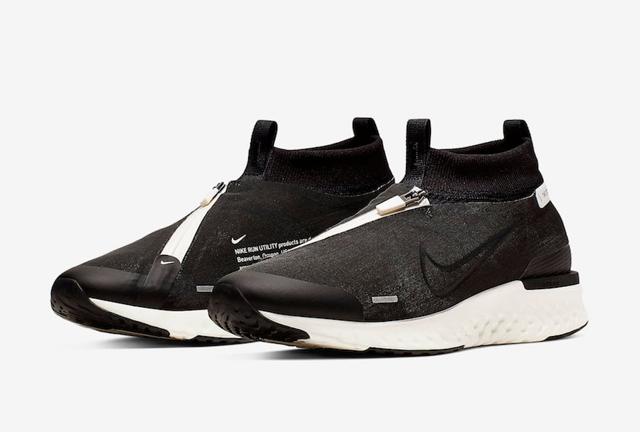 Nike React City in Black and Sail