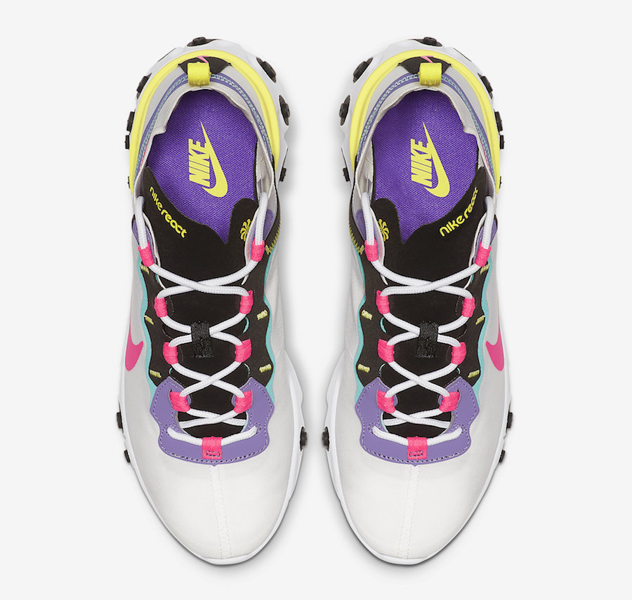 Nike React Element 55 Psychic Purple Hyper Pink CK0846-100 Release Date Info