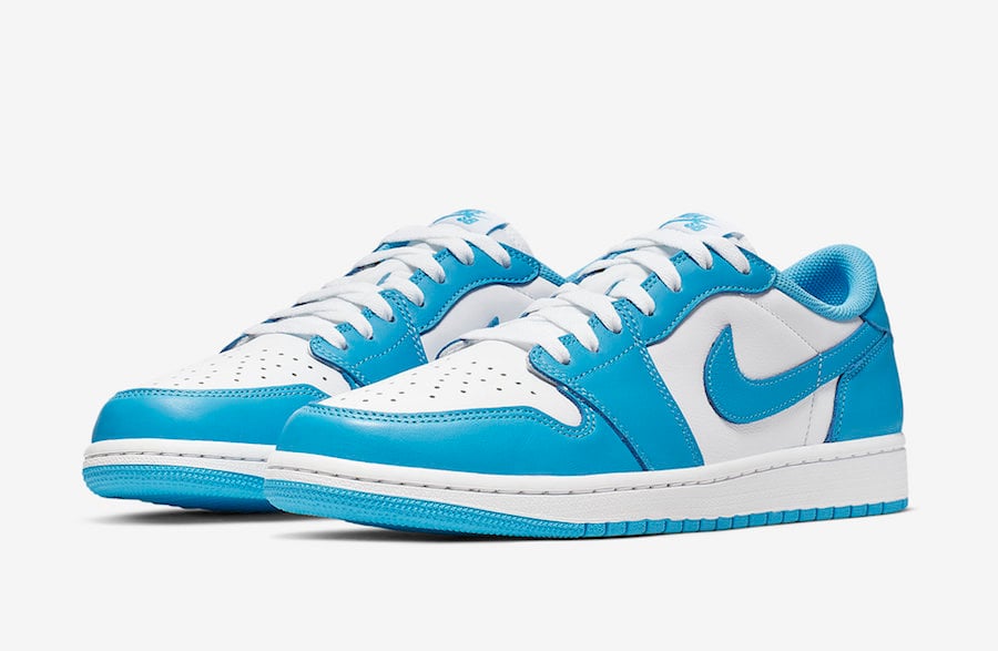 women's unc jordan 1 low