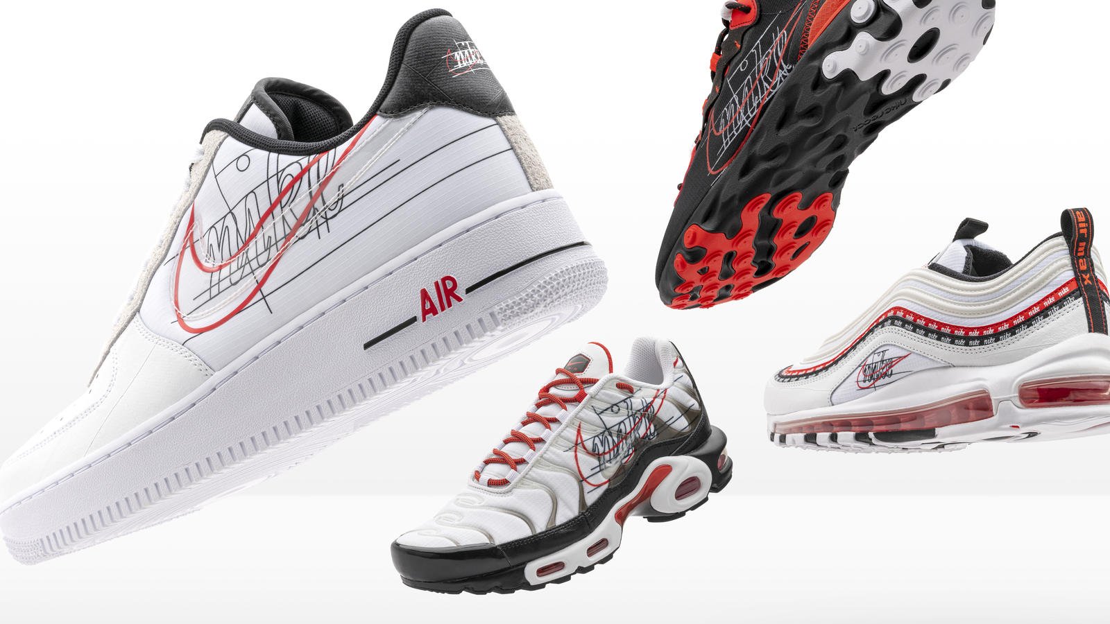 Nike Script Swoosh Pack Inspired by Carolyn Davidson’s Sketches