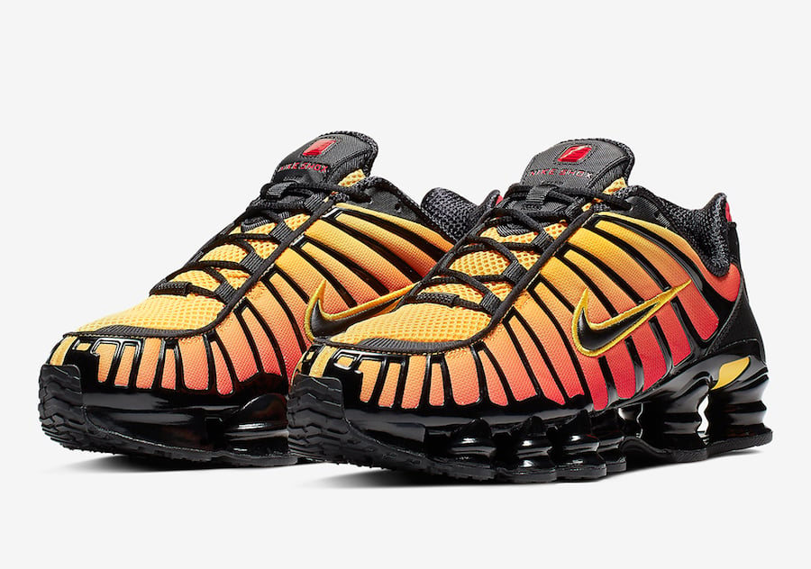 nike shox orange