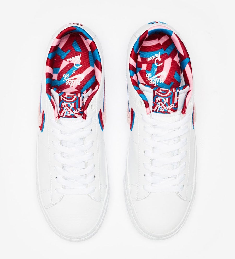 nike sb blazer low parra