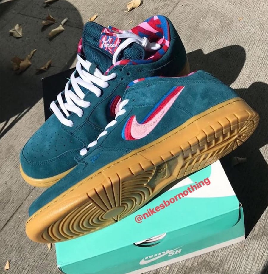 Parra Nike SB Dunk Low Friends and Family CN4504-300 Release Info