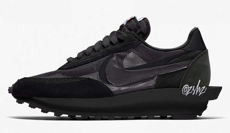 Sacai Nike LDWaffle Black BV0073-002 Release Date Info