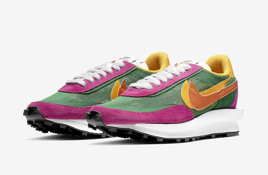 sacai Nike LDWaffle Pine Green Clay Orange Del Sol BV0073-301 Release Date Info