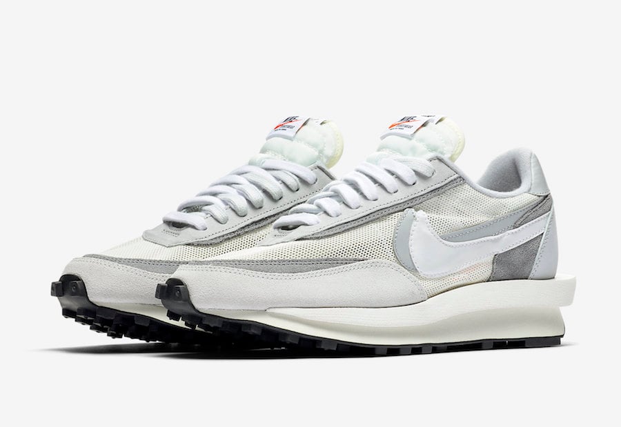 sacai Nike LDWaffle White Wolf Grey Black BV0073-100 Release Date Info