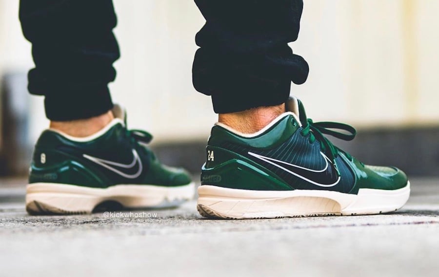 Undefeated Nike Kobe 4 Protro Dark Green Bucks CQ3869-301 Release Date