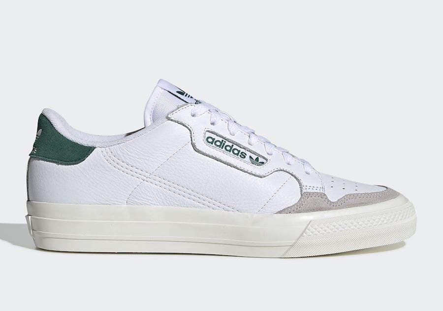 adidas Continental Vulc Releasing in the OG White and Green Colorway