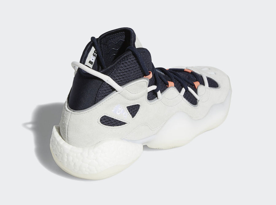 adidas Crazy BYW 3 III White Legend Ink Coral EE7961 Release Date Info