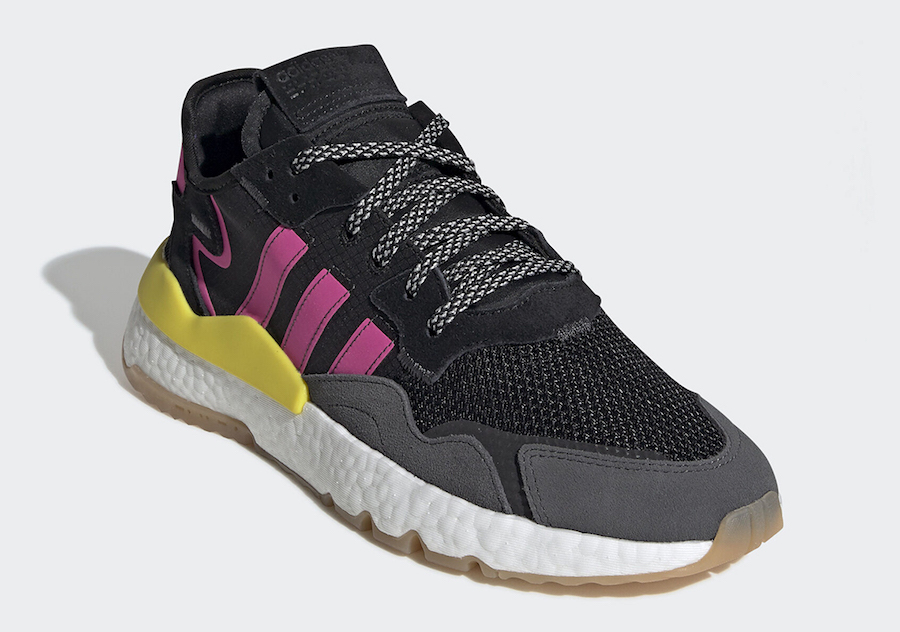 adidas Nite Jogger Black Shock Pink Gum EG2955 Release Date Info