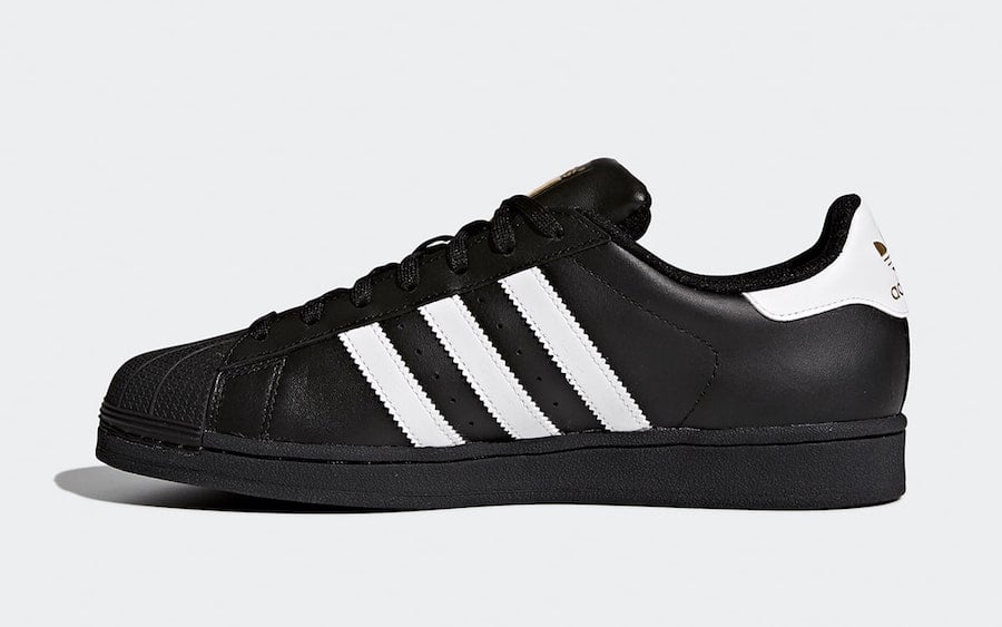 adidas Superstar Foundation Black White Gold B27140 Release Date Info