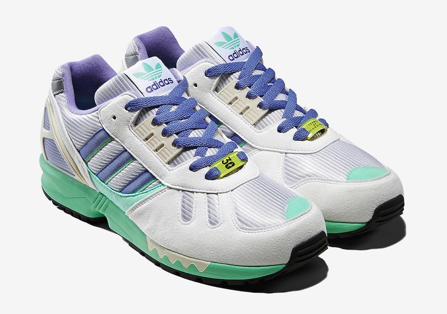 adidas ZX 7000 White Lilac Green FU8404 Release Date Info