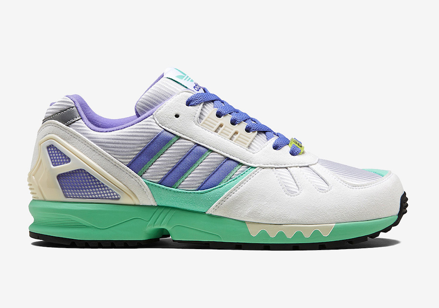 adidas ZX 7000 White Lilac Green FU8404 Release Date Info