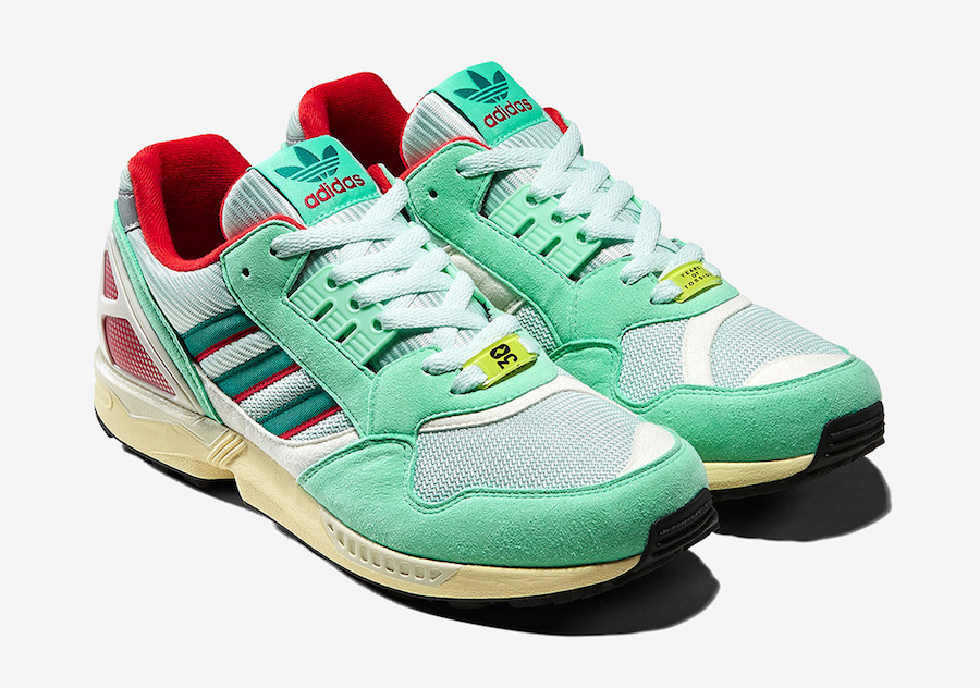 adidas ZX 9000 Mint Scarlet Yellow FU8403 Release Date Info