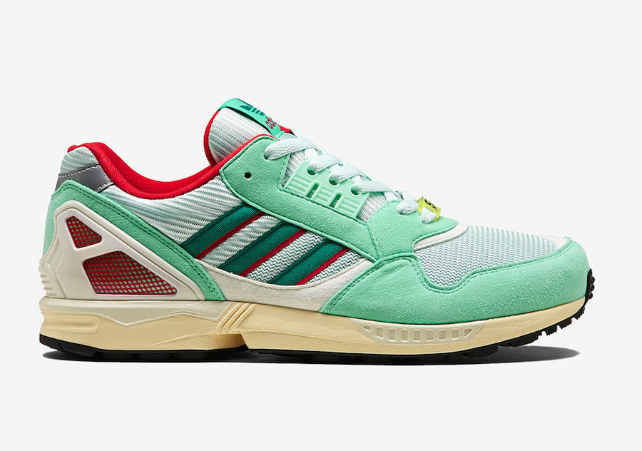 adidas ZX 9000 Mint Scarlet Yellow FU8403 Release Date Info