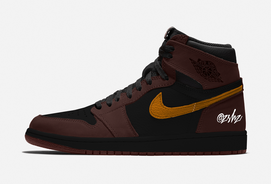 air jordan 1 high brown