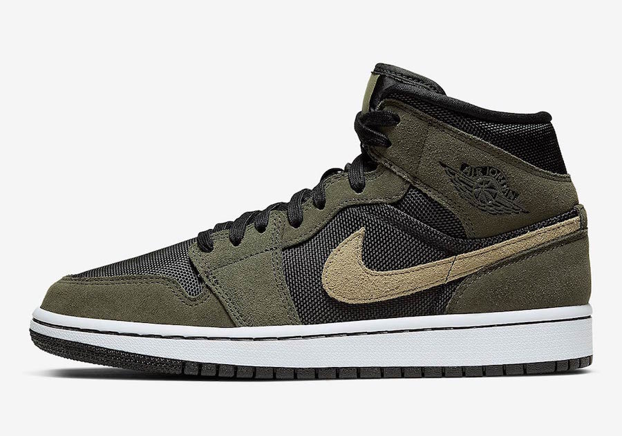 Air Jordan 1 Mid Olive Green BQ6472-030 Release Date Info