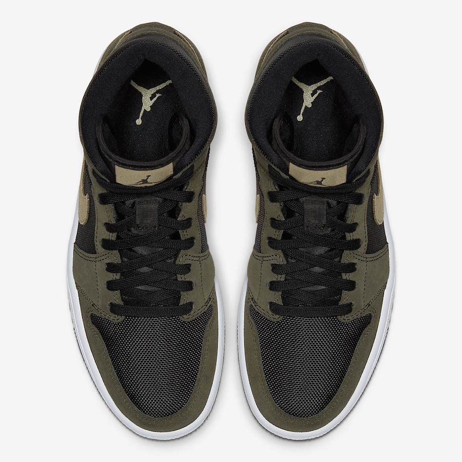 Air Jordan 1 Mid Olive Green BQ6472-030 Release Date Info