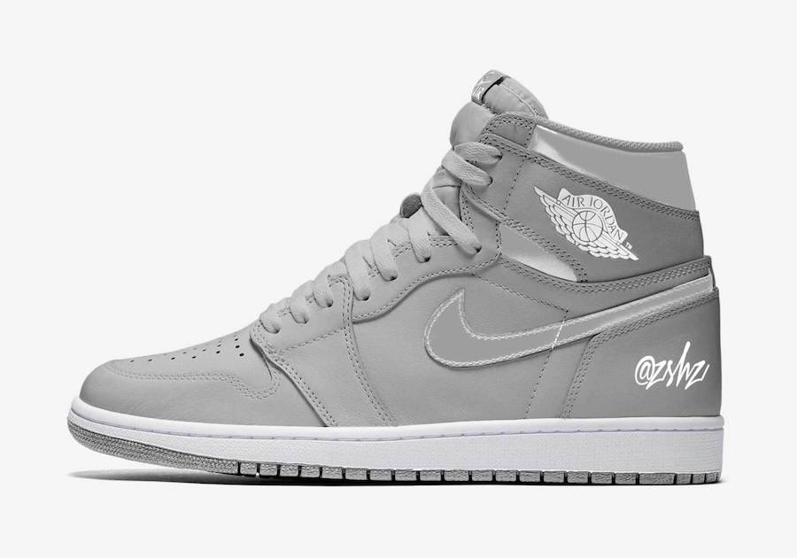 Air Jordan 1 Neutral Grey Metallic Silver White 555088-029 Release Date Info