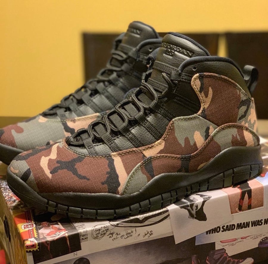 camo air jordan 10