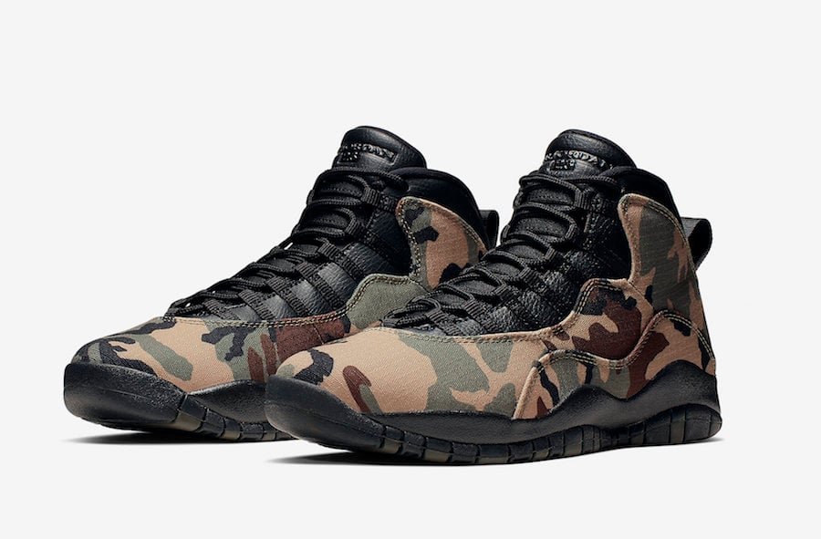 Air Jordan 10 Camo 310805-201 Release