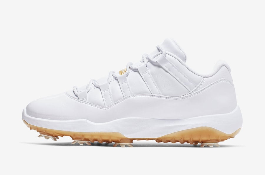 Air Jordan 11 Low Golf White Metallic Gold AQ0963-102 Release Date Info