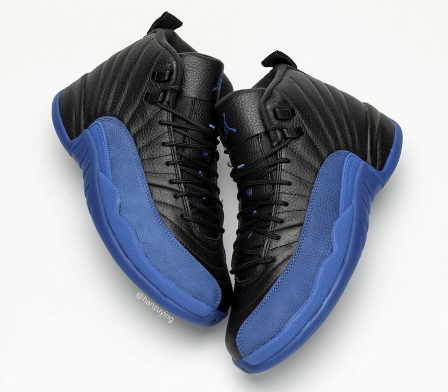 Air Jordan 12 Black Game Royal 130690-014 Release