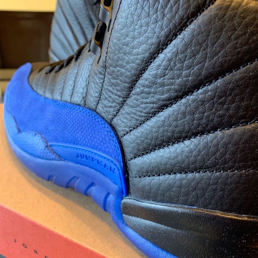 jordan 12 game royal on feet