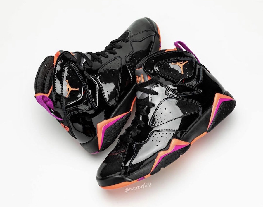 Air Jordan 7 WMNS Black Patent Leather 313358-006 Release Date Info