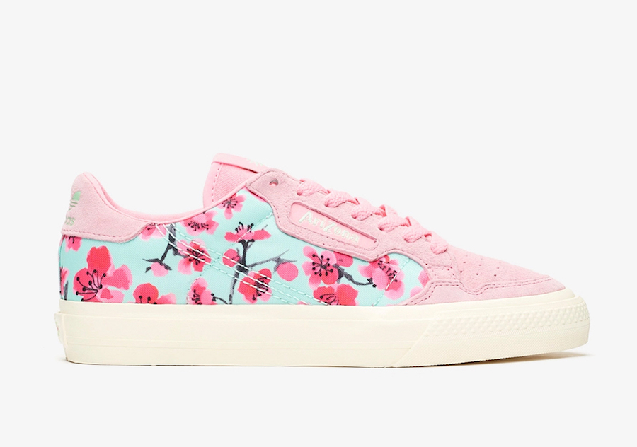 AriZona Ice Tea adidas Continental Vulc WMNS EG7977 Release Date Info