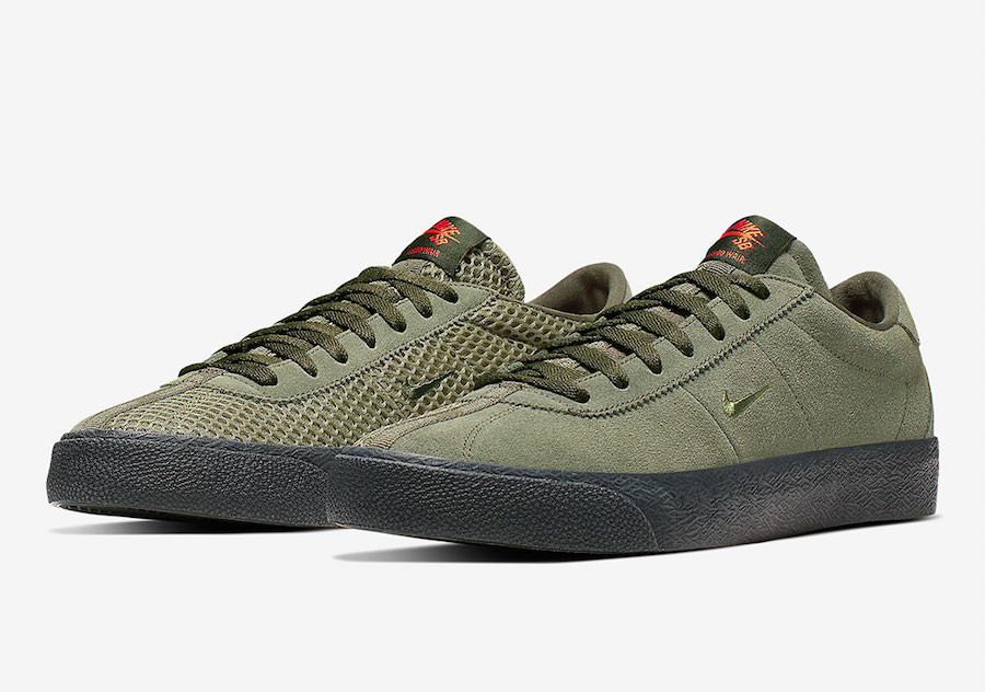Ishod Wair Nike SB Bruin ISO Olive CN8827-300 Release Date Info Ishod Wair Nike SB Bruin ISO Olive CN8827-300 Release Date Info