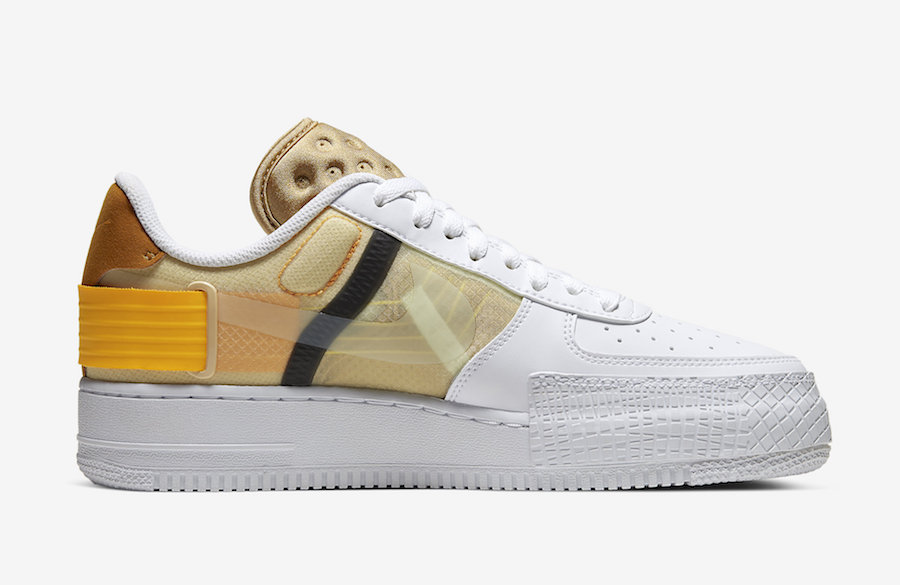 nike af1 type gold