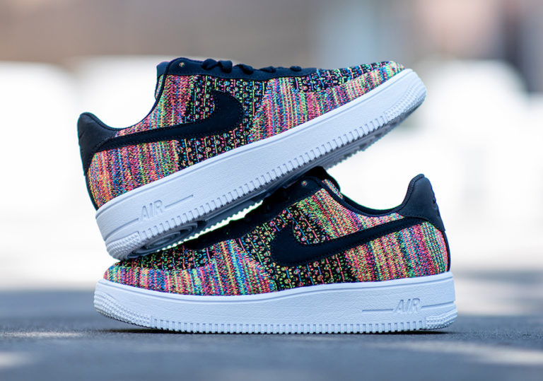 air force 1 flyknit grey