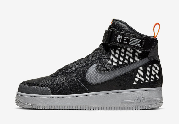 nike air force high black