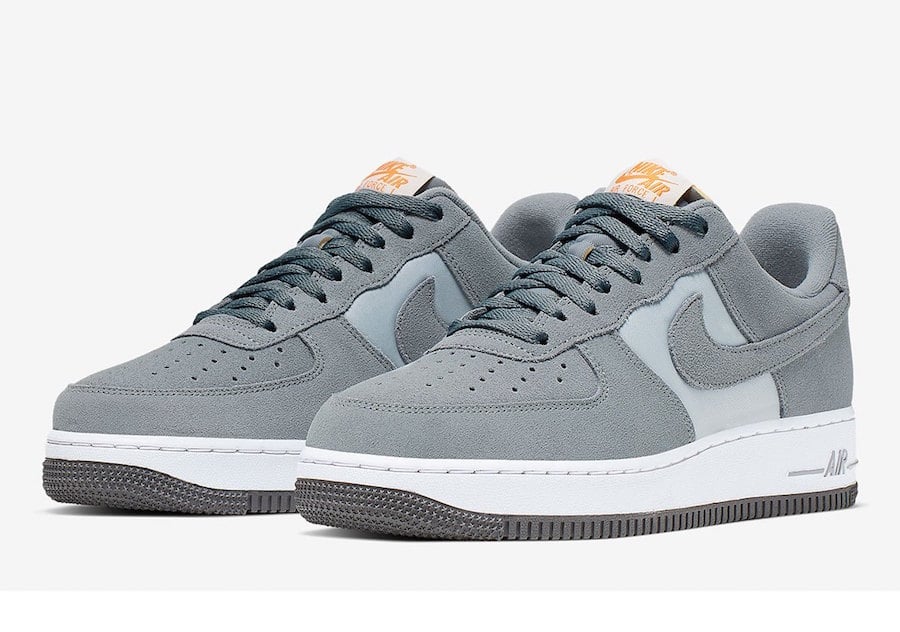 nike air force 1 low gray